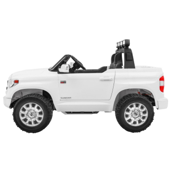 Toyota Tundra XXL dla dzieci Biały + Pilot + Bagażnik + LED + Audio + EVA + Wolny Start